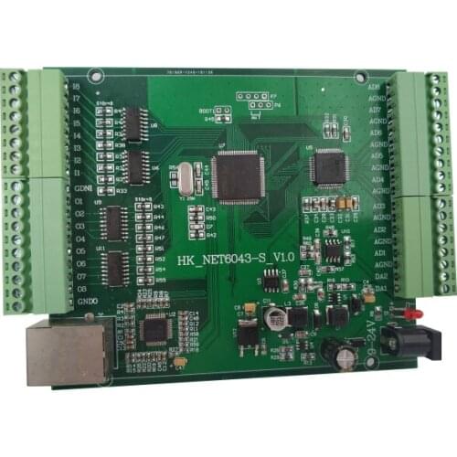 Ethernet Synchronous Data Acquisition Card 16-bit 8-channel Single-ended Synchronous Acquisition 40Ksps Labview