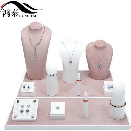 European resin paint jewelry display stand diamond ring necklace bracelet bare stone jewelry display props