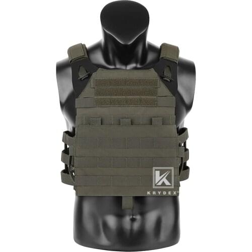 KRYDEX JPC2.0 Tactical Vest + MOLLE Panel Assult Lightweight Body Armor Adjustable Cummerbund Jumpable Plate Carrier Combat Vest