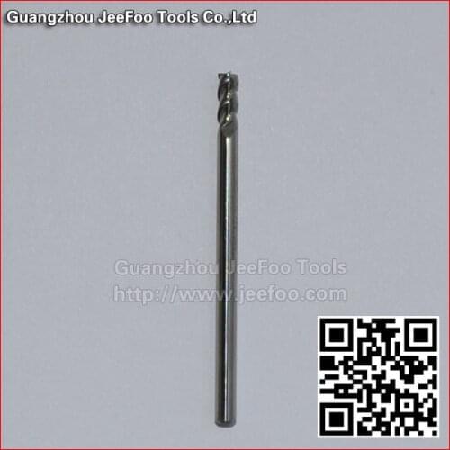 LA-3F-3 * 3 * 50L aluminum ultrafine particles of tungsten steel milling cutter three blade aluminum