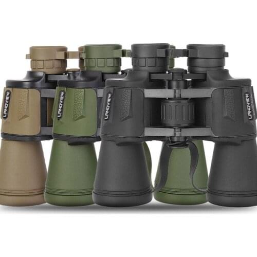 20x50 Hd Professional Military Binoculars Bak4 Prism High Power Monocular Binoculars Big Eyepiece Metal Bird Watching New