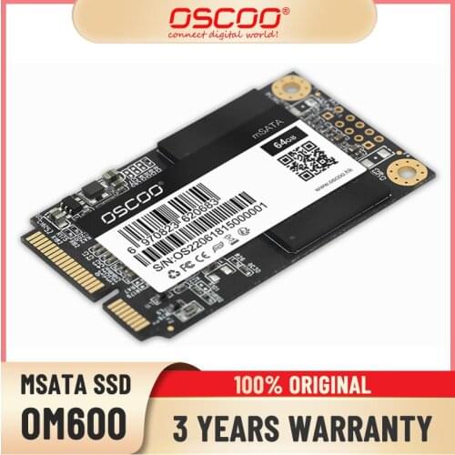 MSATA SSD 32GB 64GB 128GB 256GB 512GB OSCOO Factory Directly for Ultrabooks Desktop Laptop