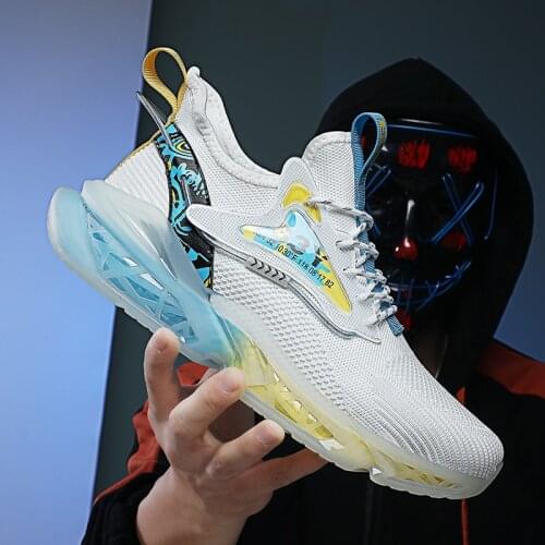 Mens Sneakers Breathable Mesh Casual Running Shoes For Men Summer Fashion Fitness Sports Footwear Comfortable Soft Jogging Shoes