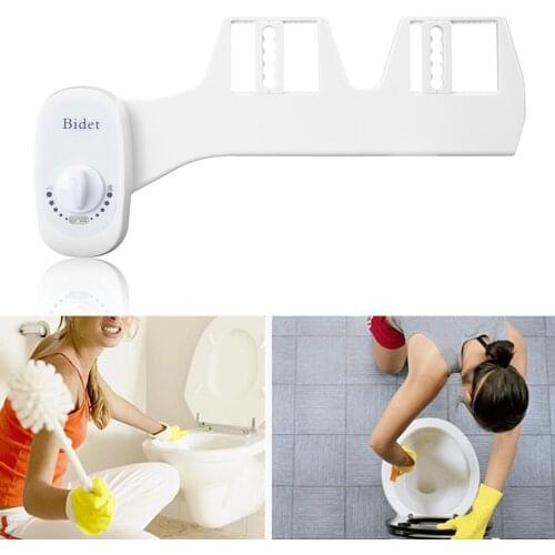 NEW Single Nozzle Non-Electric Manual Bathroom Toilet Bidet Seat Attachment Fresh Water Cleaning Bidet Sprayer Flusher