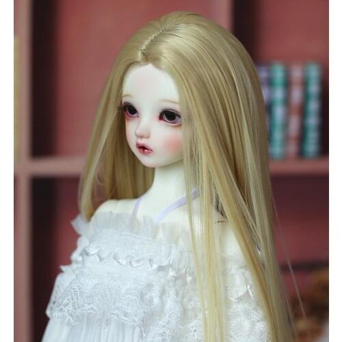 1/3 1/4 1/6 1/8 Bjd SD Doll Wig High Temperature Long Straight Hair Wig