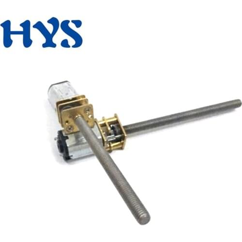 N20 Mini Motor Shaft Screw Thread Length M3 55mm Electric DC 3V 6V 12V Speed Reductor Motors 12 Volt 6 V Small Metal Moter DIY