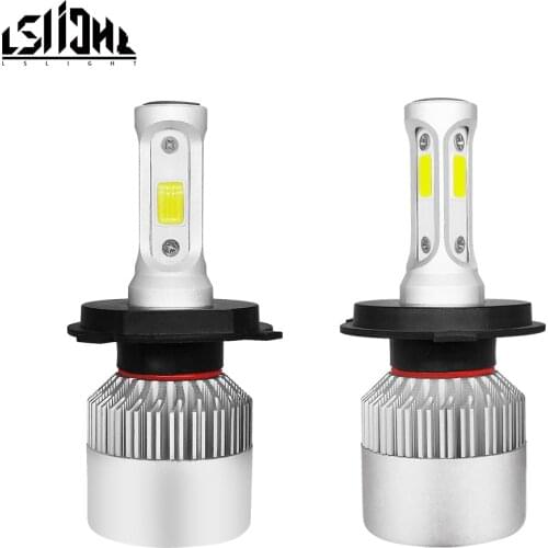 LSlight LED Headlight Bulb H7 H4 H1 H11 9005 9006 HB2 HB3 HB4 Car Luces Lampada 60W 6000K White 9600LM Auto Headlamps