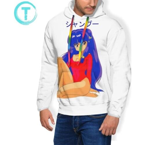 Ranma Hoodie Shampoo Ranma Hoodies Outdoor XXX Pullover Hoodie Warm Black Long Sleeve Polyester Mens Hoodies