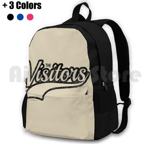The Visitors Outdoor Hiking Backpack Waterproof Camping Travel Baseball Hockey Basketball Soccer Football Visitors Sports