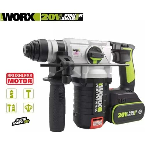 Worx Professional tool WU388 20v Battery Impact electric drill Electric Rotary Hammer