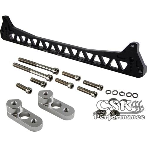 Rear Aluminum Subframe Brace Tie Subframe Subillet Fit For 92-95 Honda Civic