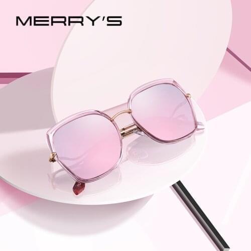 MERRYS Women Cat Eye Polarized Sunglasses Ladies Luxury Brand Trending Sun glasses UV400 Protection S6238