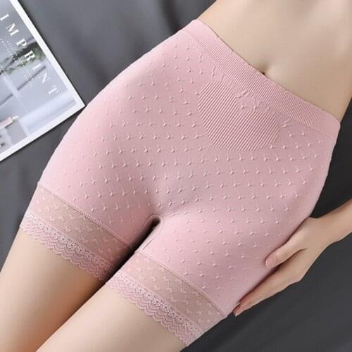 Women Safety Shorts Pants High Elasticity Plus Size Boxer Shorts Lace Seamless Panties Breathable Underwear For Women Hot Sale