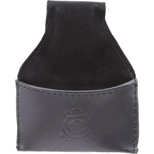 1pcs Leather PU Patchwork Snooker Billiard Chalk Holder Pouch Bag With Clip Pool Billiards Accessories Cue Maintenance Tool New