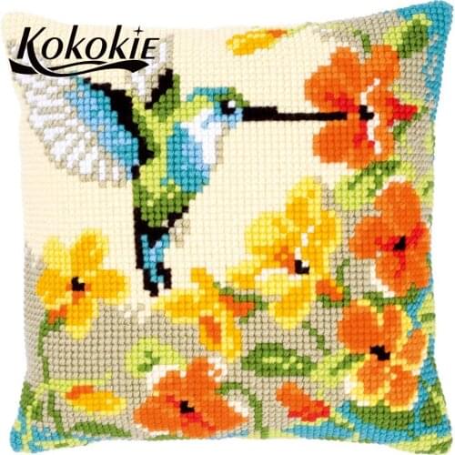 3d mat sets handicraft embroidery cushion cover kits cartoon throw pillow cross stitch kits needlework kit craft kits for adults