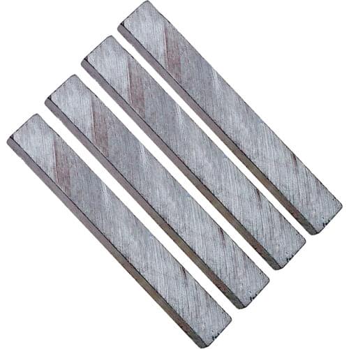 4x Double Coil Humbucker Pickup Bar Magnet Parts for Guitar Lovers Black