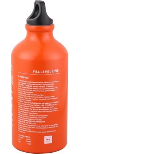 500ml Aluminium Alloy Outdoor Camping Gas Fuel Oil Bottle Picnic Barbecue Motorcycle Emergency Petrol Kerosene Alcohol Liquid Ga