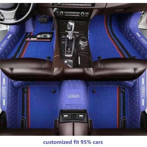 Car Floor Mat Accessories Interior ECO Material Custom Fit For Thousands Models 5 Seaters BMW e46 e60 e39 f30 e36 f10 Audi a4 a6
