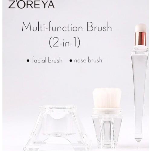 Zoreya Brand Eiffel Tower Shaped Face Makeup Brushes Soft Synthetic Hair Facial And Nose Multi-function Brush