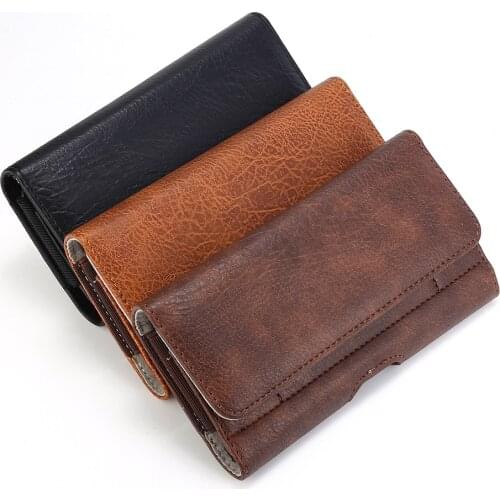 Wallet Case For Samsung Galaxy S4/S3/J7-2017, Leather Belt Pouch Case For iPhone 8 7 6, Phone Holster Pouch