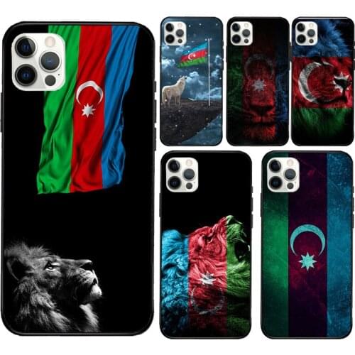 Azerbaijan Buta Flag Silicone Case For Apple iPhone 11 Pro Max XS XR X 8 7 Plus SE 2020 12 Pro Max Back Cover