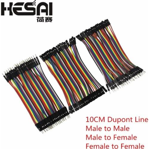 Dupont Line 10cm Male to Male + Female to Male and Female to Female Jumper Wire Dupont Cable for arduino Diy Kit