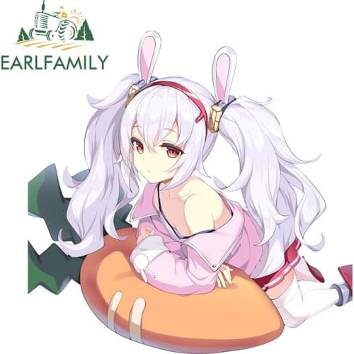 EARLFAMILY 13cm x 13cm for Laffey Azur Lane Car Stickers Simple Fashionable Decals Car Accessories Vehicle Trunk Decor