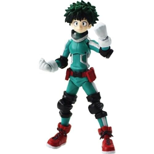 15cm 323 Anime My Hero Academia Character Midoriya Izuku Vinyl PVC Action Figure Collection Model Toy Doll For Kids Gift
