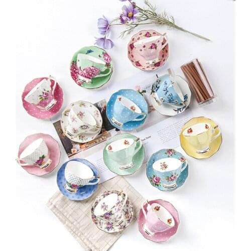 Bone China New German Coffee Cup & Saucer Set Cup Ceramic Creative Custom Souvenir Gift Cups and Mugs coffee cup set