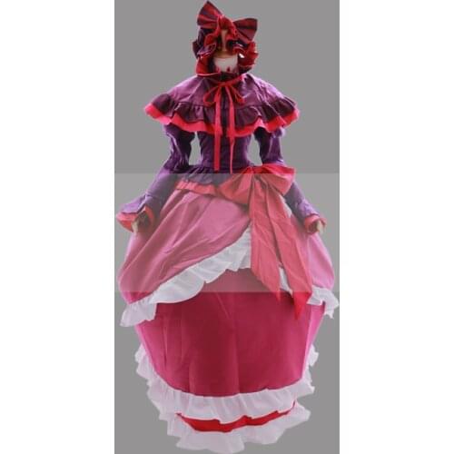 Customize Overlord Shalltear Bloodfallen Dress Cosplay Costume Outfit