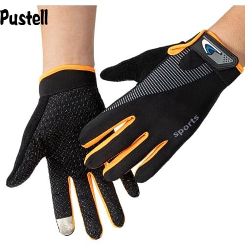 Ice Silk Bike Bicycle Gloves Full Finger Touchscreen Women Men MTB Gloves Breathable Light Weight Mittens Summer Fishing Gloves