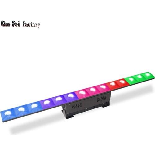 Lyre Wash Wall Light DMX Control LED Beam Stage Lighting RGB 3in1 BackLight for Nightclub Christmas DJ Bar Lights