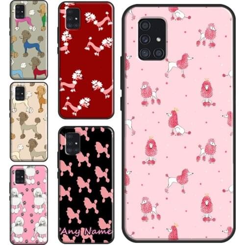 Poodles cartoon Girly Cute Case For Samsung A21S A20e A11 A31 A41 A51 A71 A10 A20S A30S A40 A50 A70 A12 A32 A52 A72