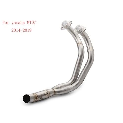 MT-07 MT07 FZ07 2014-2019years Motorcycle modified Front exhaust pipe full system escape moto