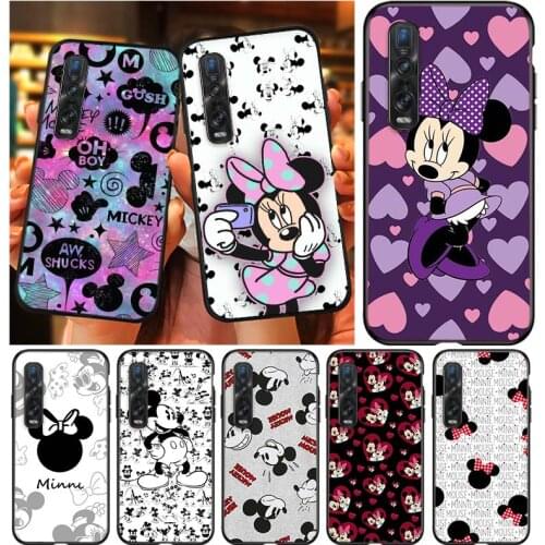 Disney Mickey mouse print For OPPO Find X3 X2 Lite K5 K3 R17 R15 R9S F15 F11 F19 F9 F7 Neo Pro Soft Silicone Phone Case