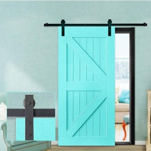 Sliding Barn Door Hardware Rail Industrial Barn Wood Door Interior Closet Door Kitchen Door Track Kit Track System Hardware HWC