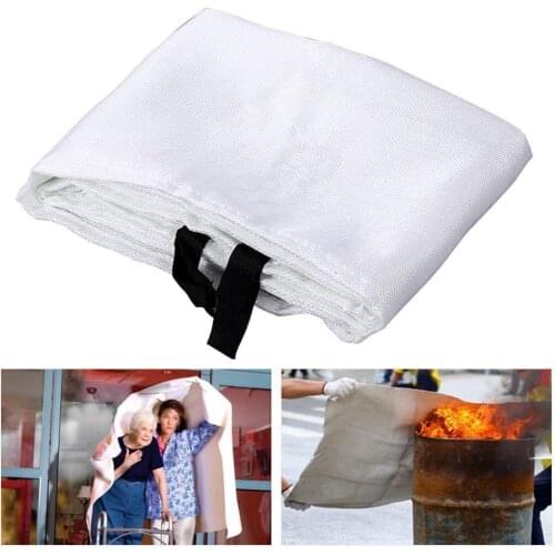 Fire blanket emergency survival fire shelter security 1mx1m tent blanket guard fire extinguishers shelter survival V6I2
