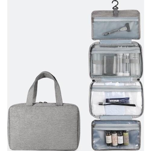 QIAQU Mens Hanging Toiletry Bag Foldable Waterproof Bag Toiletries Cosmetic Travel Kit for Women Hangable CaseTravel accessories