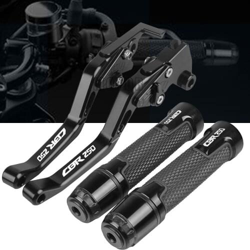 For Honda CBR250 NSR250 CBR NSR 250 1988-1994 1989 1990 1991 Motorcycle Adjustable Extendable Brake Clutch Levers Handlebar Grip