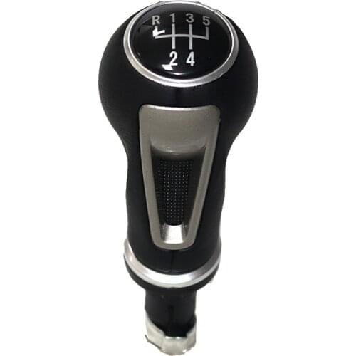 Manual Lather Car Gear Shift knob Stick Lever Pen Leather Gaiter Boot Cover For Seat Altea Leon II Toledo III 2004-2012