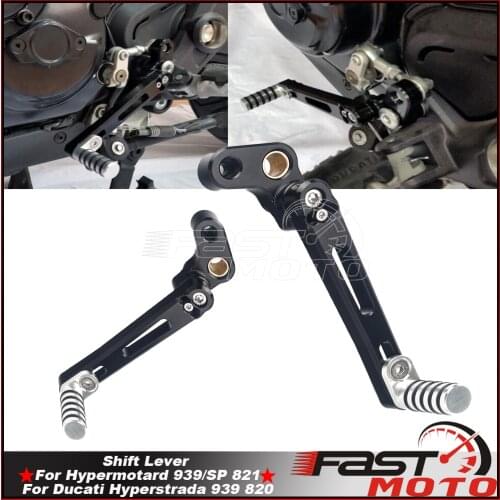 For Ducati Hypermotard Hyperstrada 939/SP 939 821 Motorcycle Change Levers Gear Shift Lever Left Side Pedal Shifter 13-2018