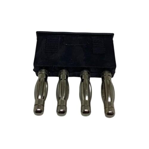 Pure copper Center distance 8MM Quadruple short-circuit plug Banana plug Used for Terminals For connection test