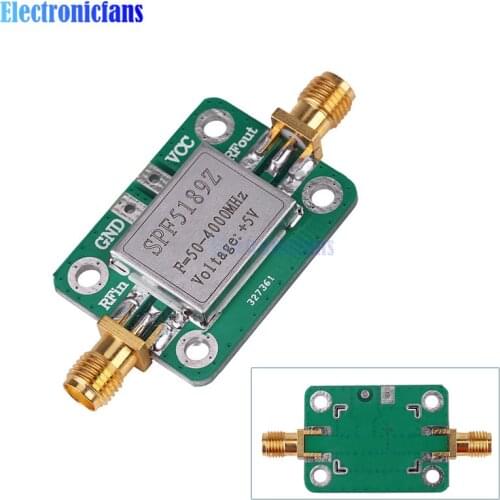 SPF5189 RF Low Noise Amplifier Signal Receiver Module Shield Board LNA 50-4000MHz NF=0.6dB for arduino diy kit
