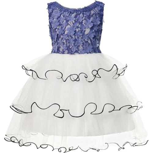 Girl Wedding Dress Tulle Lace Long Girl Dress Party Halloween Dress Children Princess Costume For Kids