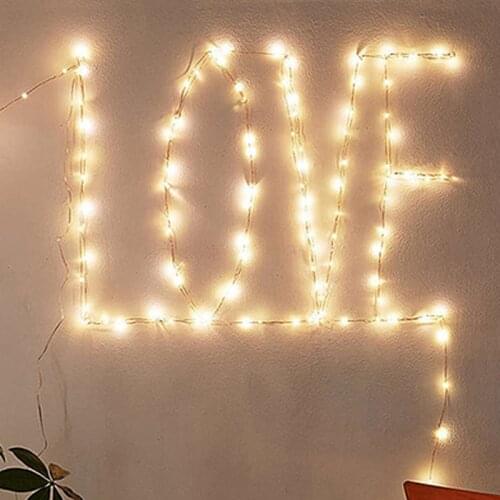10m 100 Led Beads String Light USB Night Light DIY Home Decoration Festival Decor