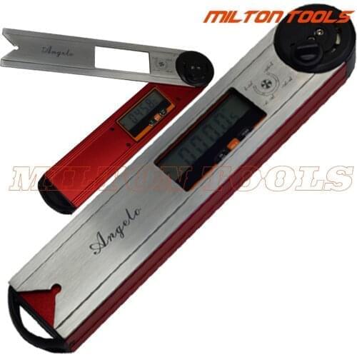 360degree digital protractor Electronic Digital Display Level inclinometer Aluminum alloy Woodworking angle protractor