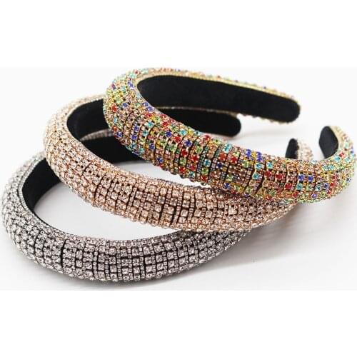 Ladies Fashion Personality Hoop New Baroque fashion temperament ball headband star with the same luxury headband 509