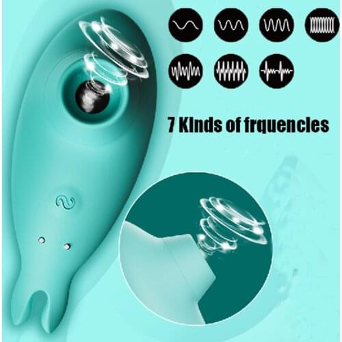 Sucking Vibrator 7 Speed Female Masturbation Clitoris Stimulator Adult G Spot Vibrating Sex Toys for Women Nipple Blowjob