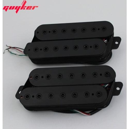 Guyker Headless Fanned Fret Guitar Pickup for 7 String Electric Guitar Black