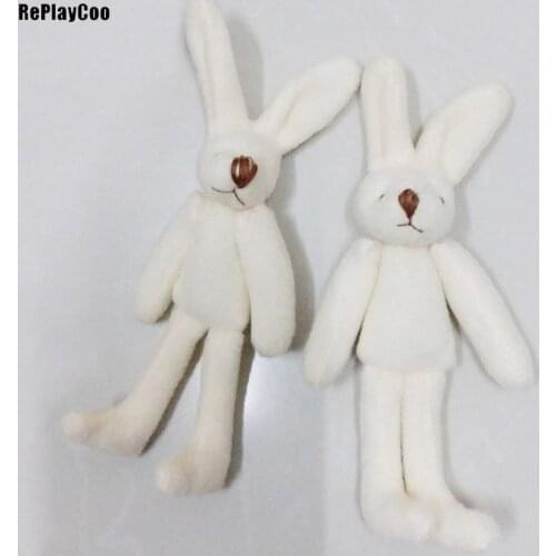 100Pcs/Lot Mini rabbit Stuffed Plush Toys 11cm Small rabbit Stuffed Toys pelucia Pendant Kids Birthday Gift Party Decor 02601